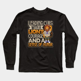 Lion leading cubs - Scoutmaster Long Sleeve T-Shirt